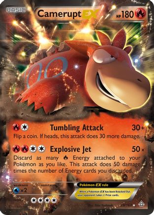 Camerupt EX 029/160  - Holofoil XY  Primal Clash