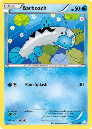 Barboach 039/160  - Reverse Holofoil XY  Primal Clash