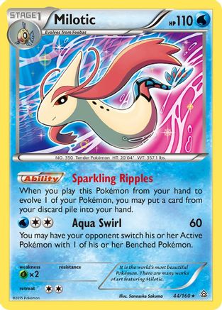Milotic 044/160  - Reverse Holofoil XY  Primal Clash