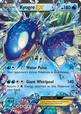 Kyogre EX 054/160  - Holofoil XY  Primal Clash