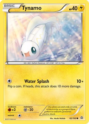 Tynamo 062/160 - Reverse Holofoil XY  Primal Clash