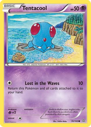 Tentacool 070/160  - Reverse Holofoil XY  Primal Clash