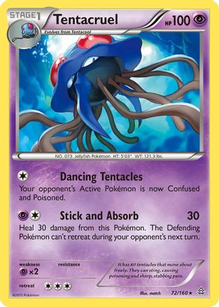 Tentacruel 072/160  XY  Primal Clash