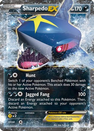 Sharpedo EX 091/160  - Holofoil XY  Primal Clash