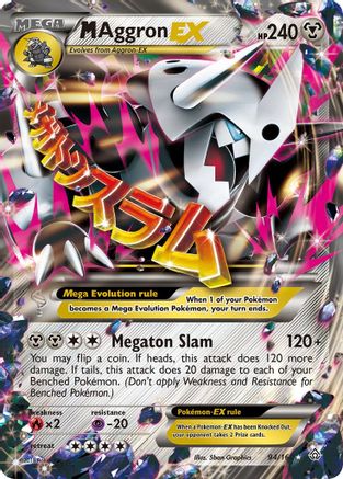 M Aggron EX 094/160  - Holofoil XY  Primal Clash