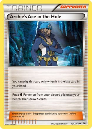 Archie's Ace in the Hole 124/160  XY  Primal Clash