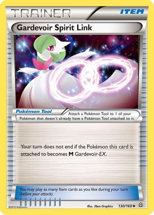 Gardevoir Spirit Link 130/160  - Reverse Holofoil XY  Primal Clash