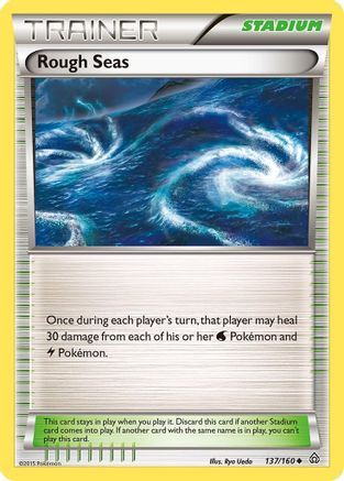 Rough Seas 137/160  - Reverse Holofoil XY  Primal Clash