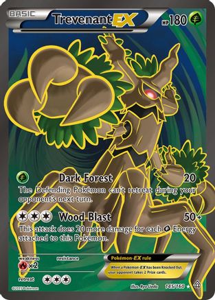 Trevenant EX (Full Art) 145/160  - Holofoil XY  Primal Clash
