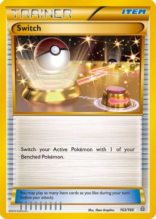 Switch 163/160  - Holofoil XY  Primal Clash