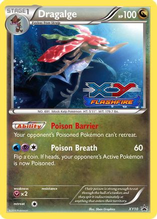 Dragalge (Prerelease) XY10  - Holofoil XY Promos