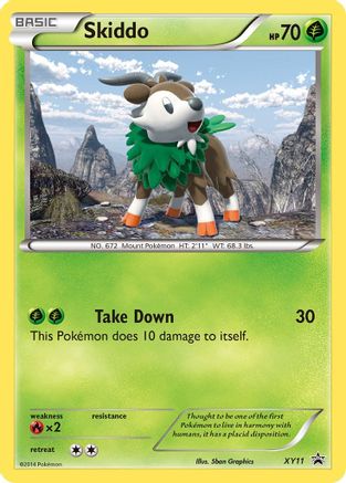 Skiddo XY11  - Holofoil XY Promos