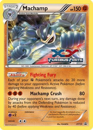 Machamp (Prerelease) XY13  - Holofoil XY Promos
