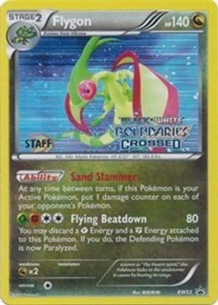 Flygon (Prerelease) [Staff] BW53  - Holofoil Black and White Promos