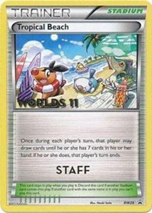 Tropical Beach (Worlds 11) [Staff] BW28  Black and White Promos