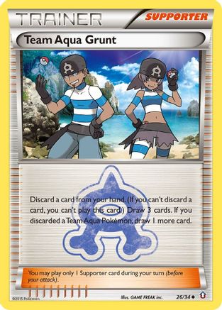 Team Aqua Grunt 026/34  Double Crisis