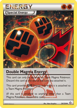 Double Magma Energy 034/34  Double Crisis