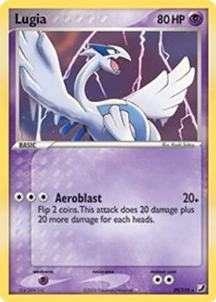 Lugia (EX Unseen Forces) 029/115  - Holofoil Deck Exclusives