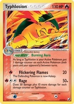 Typhlosion (EX Unseen Forces) 017/115  Deck Exclusives