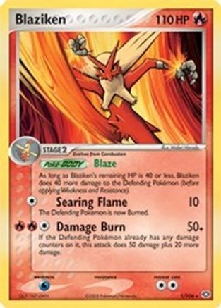 Blaziken (EX Emerald) 001/106  Deck Exclusives