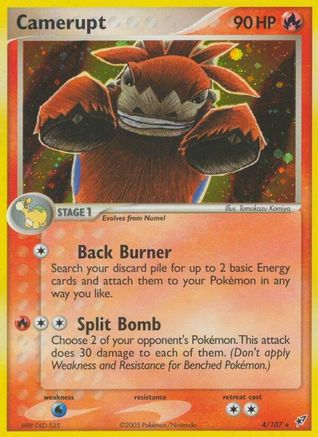 Camerupt 004/107 - Holofoil Deoxys