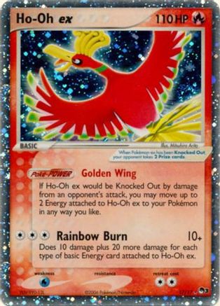 Ho-Oh ex (Holo) 017  - Holofoil POP Series 3