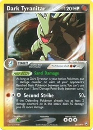 Dark Tyranitar (EX Team Rocket Returns) 020/109  - Holofoil Deck Exclusives