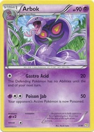 Arbok 003  XY Trainer Kit Sylveon & Noivern