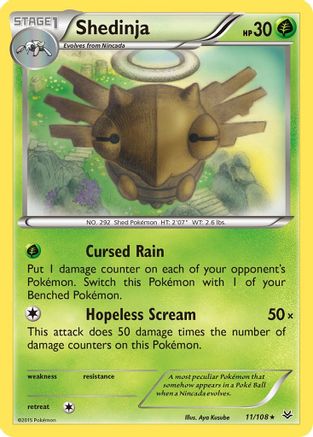 Shedinja 011/108 - XY  Roaring Skies