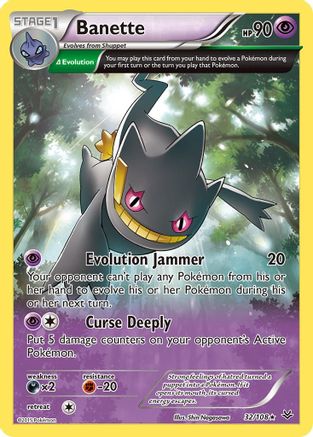Banette (Delta) 032/108  - Reverse Holofoil XY  Roaring Skies