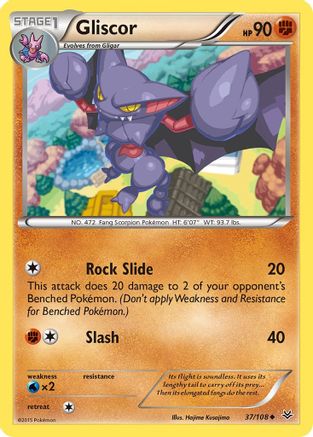 Gliscor 037 - XY  Roaring Skies