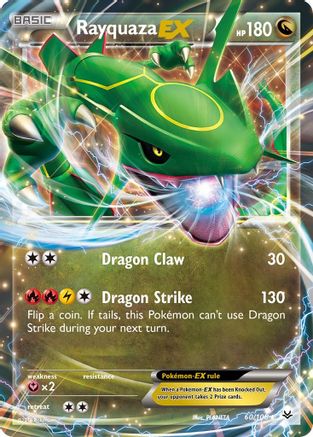 Rayquaza EX 060/108  - Holofoil XY  Roaring Skies