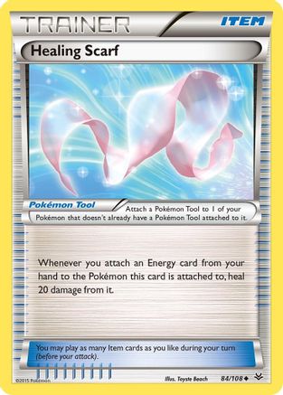 Healing Scarf 084/108  - Reverse Holofoil XY  Roaring Skies