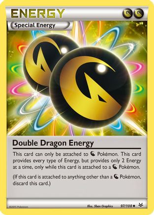 Double Dragon Energy 097/108  - Reverse Holofoil XY  Roaring Skies