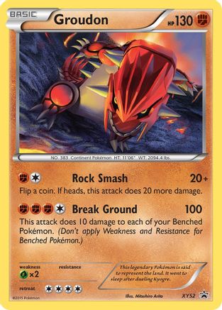 Groudon XY52  - Holofoil XY Promos