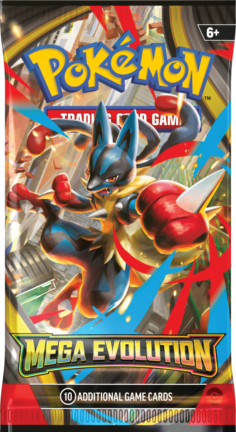 Mega Evolution Booster Pack (Random Art) (10 Cards) Pokemon