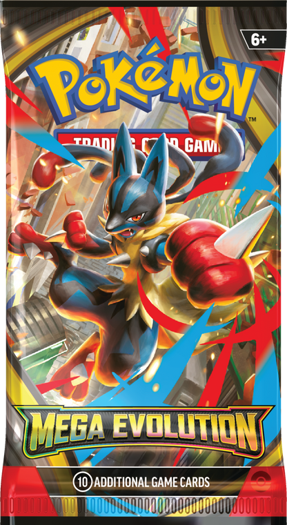Mega Evolution Booster Pack (Random Art) (10 Cards) Pokemon