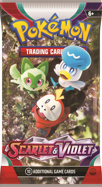 Scarlet & Violet Booster Pack (Random Art) (10 Cards) Pokemon