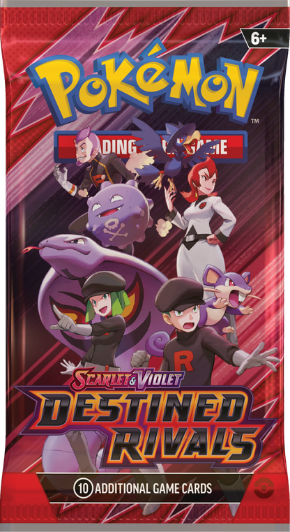 Destined Rivals Booster Pack (Random Art) (10 Cards) Pokemon