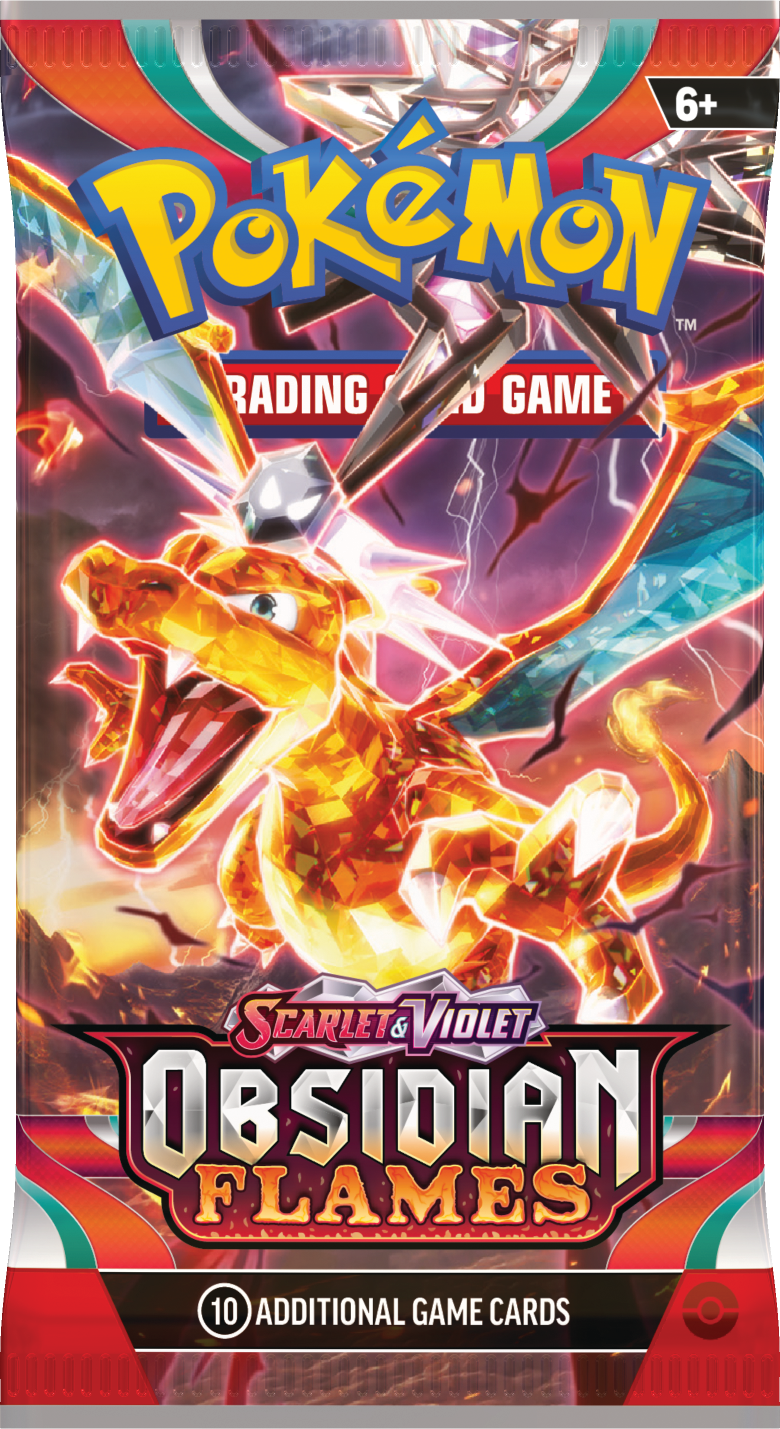 Obsidian Flames Booster Pack (Random Art) (10 Cards) Pokemon