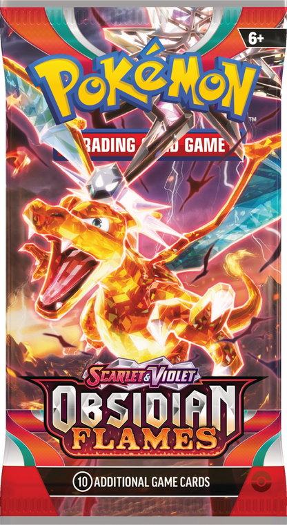 Obsidian Flames Booster Pack (Random Art) (10 Cards) Pokemon