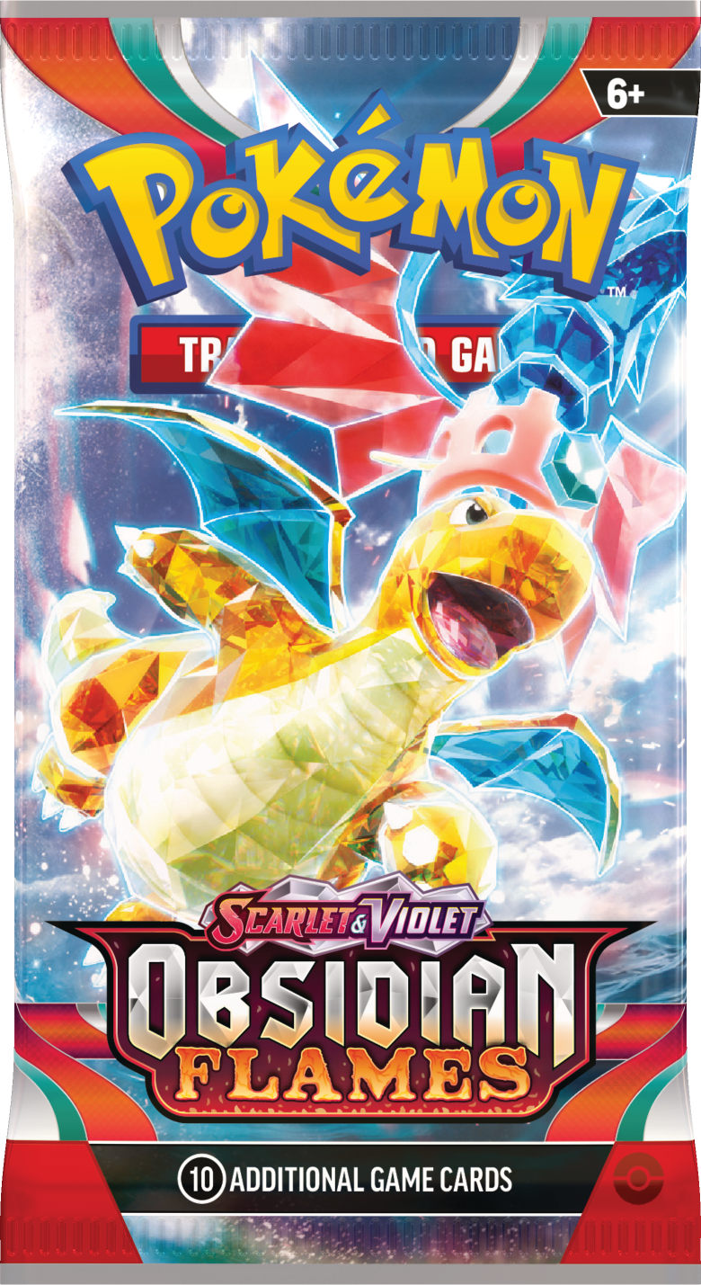 Obsidian Flames Booster Pack (Random Art) (10 Cards) Pokemon