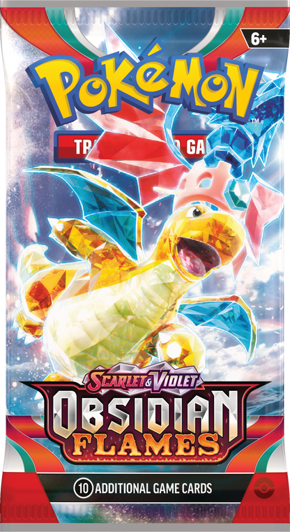 Obsidian Flames Booster Pack (Random Art) (10 Cards) Pokemon