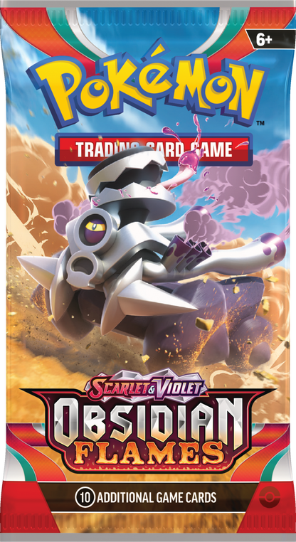 Obsidian Flames Booster Pack (Random Art) (10 Cards) Pokemon