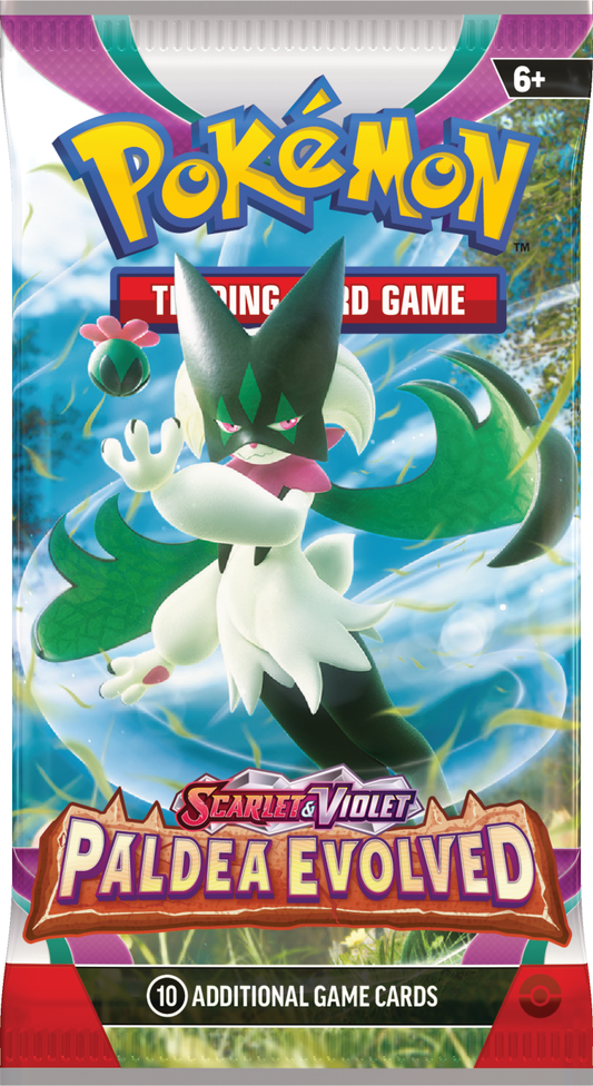 Paldea Evolved Booser Pack (Random Art) (10 Cards) Pokemon