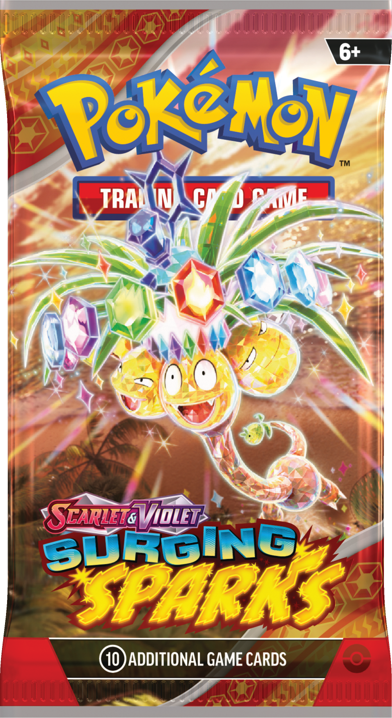 Surging Sparks Booster Pack (Random Art) (10 Cards) Pokemon