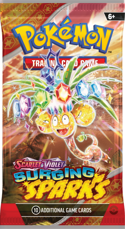 Surging Sparks Booster Pack (Random Art) (10 Cards) Pokemon
