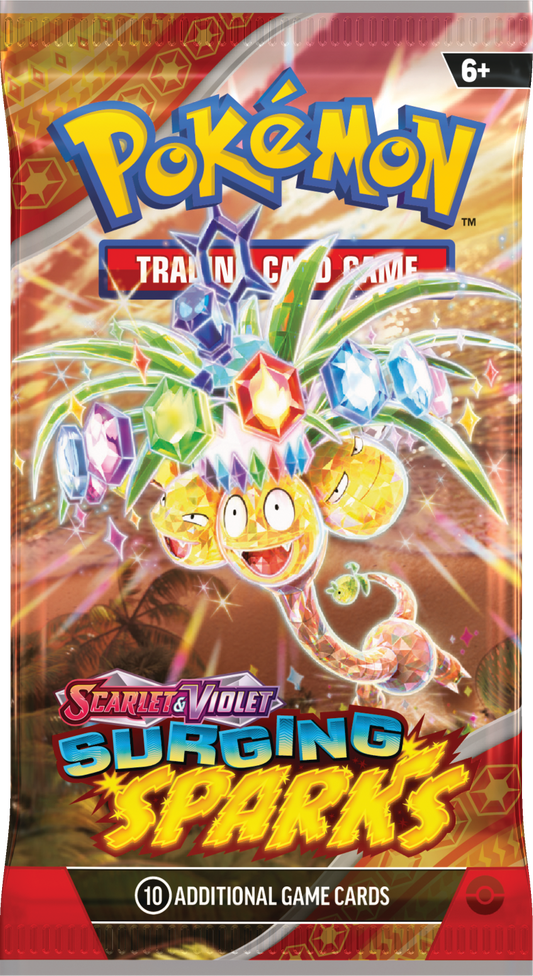 Surging Sparks Booster Pack (Random Art) (10 Cards) Pokemon