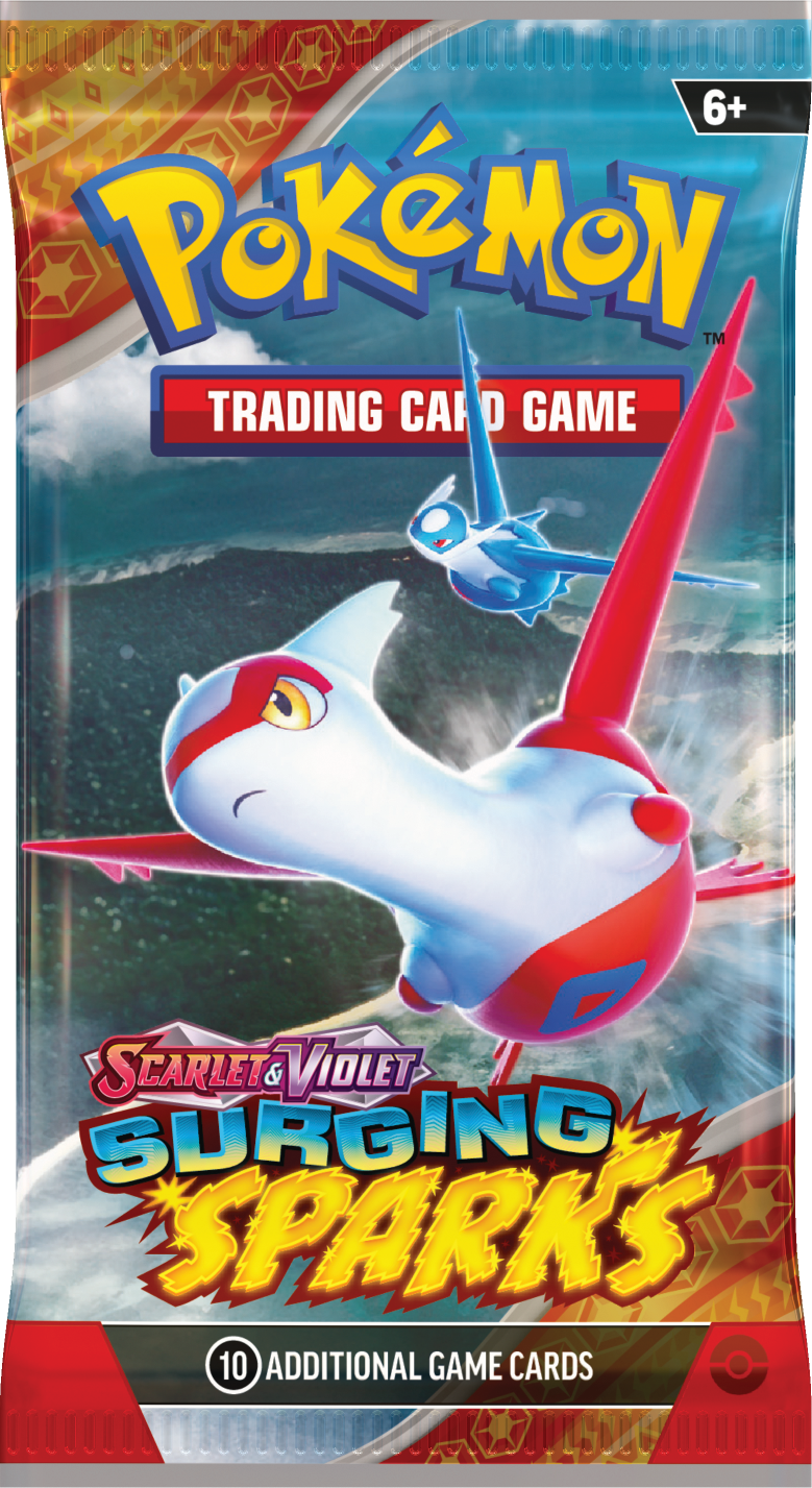 Surging Sparks Booster Pack (Random Art) (10 Cards) Pokemon