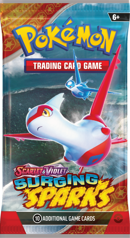 Surging Sparks Booster Pack (Random Art) (10 Cards) Pokemon